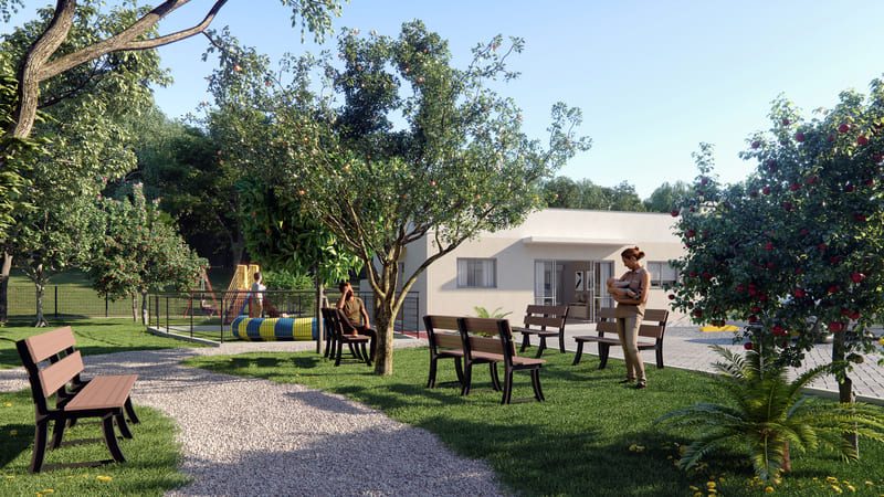 área de lazer casa verde e amarela chapeco