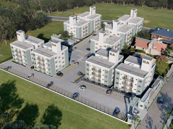 Aérea Residencial Jardim Magnólia Minha Casa Minha Vida Chapecó