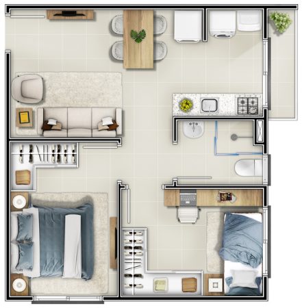 Residencial Vila das Margaridas: PHB tipo